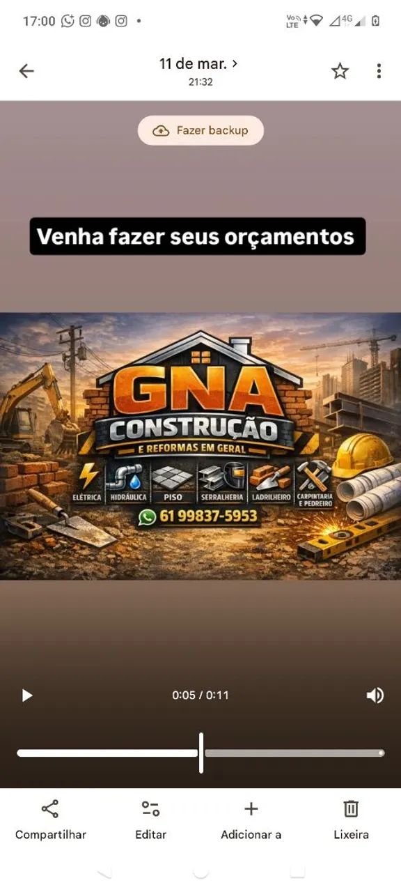 Pedreiro em geral e serralheiro e ladrilheiro 