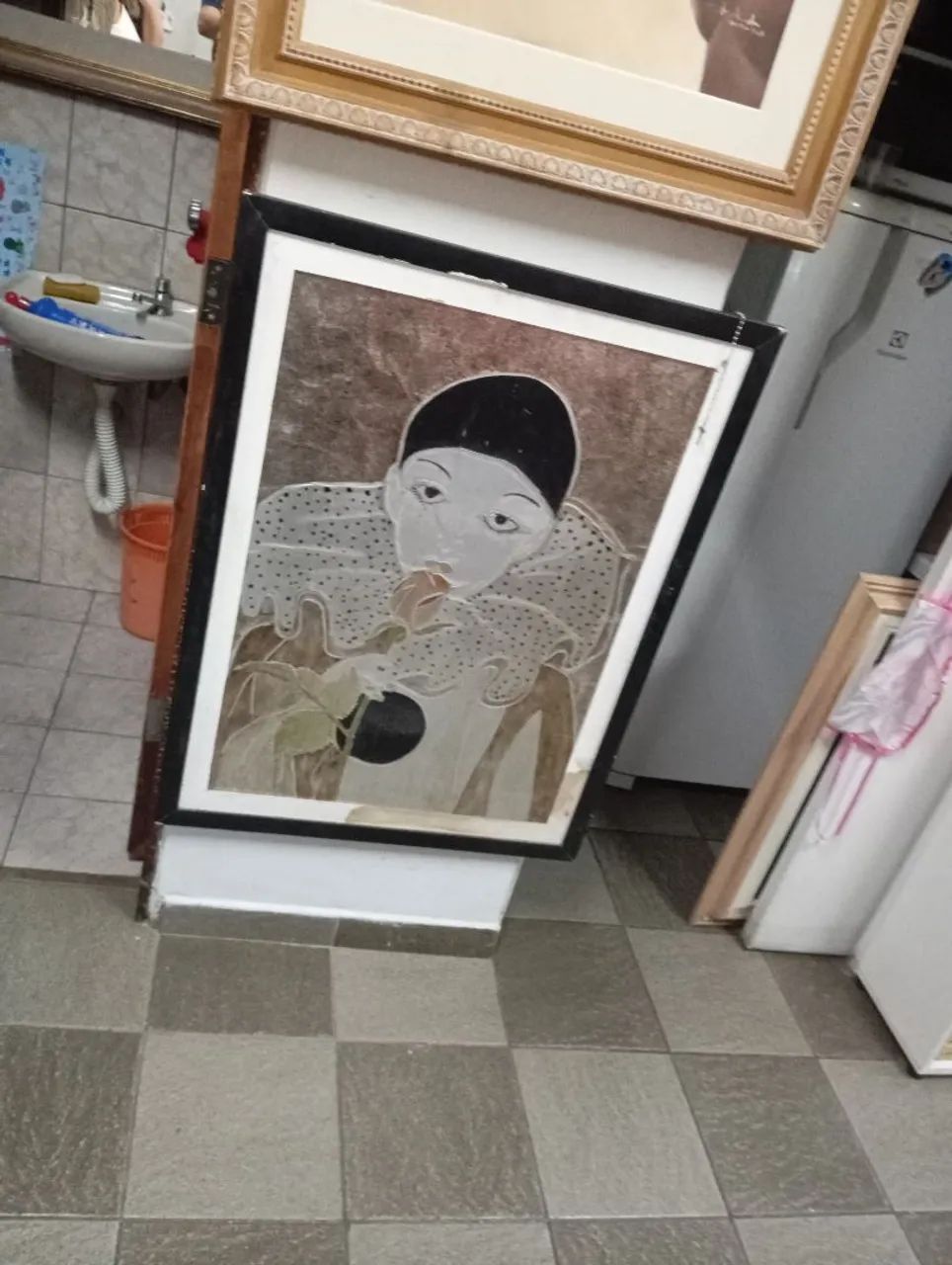 Quadro obra de arte. Pierrô  - Foto 5