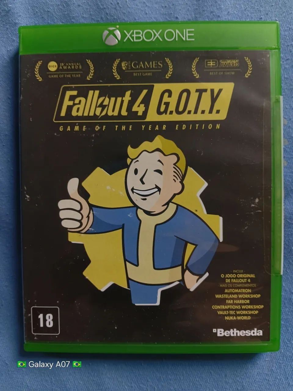 Fallout 4 xbox one na caixa!
