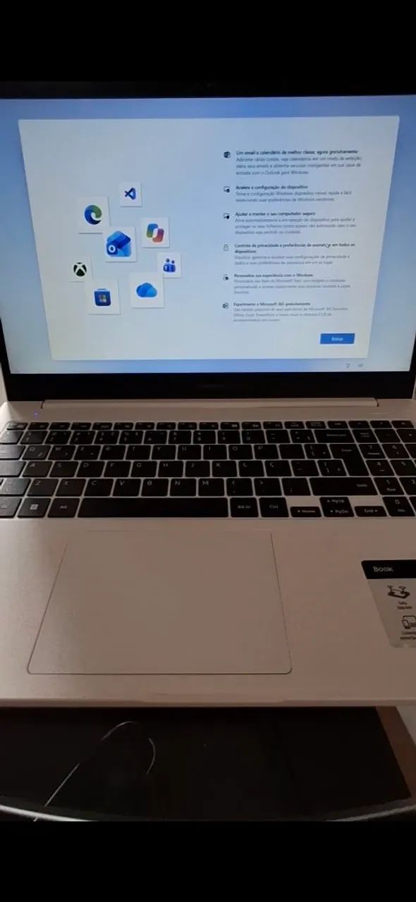 Notebook Sansung Book (Série NP550XDA)
