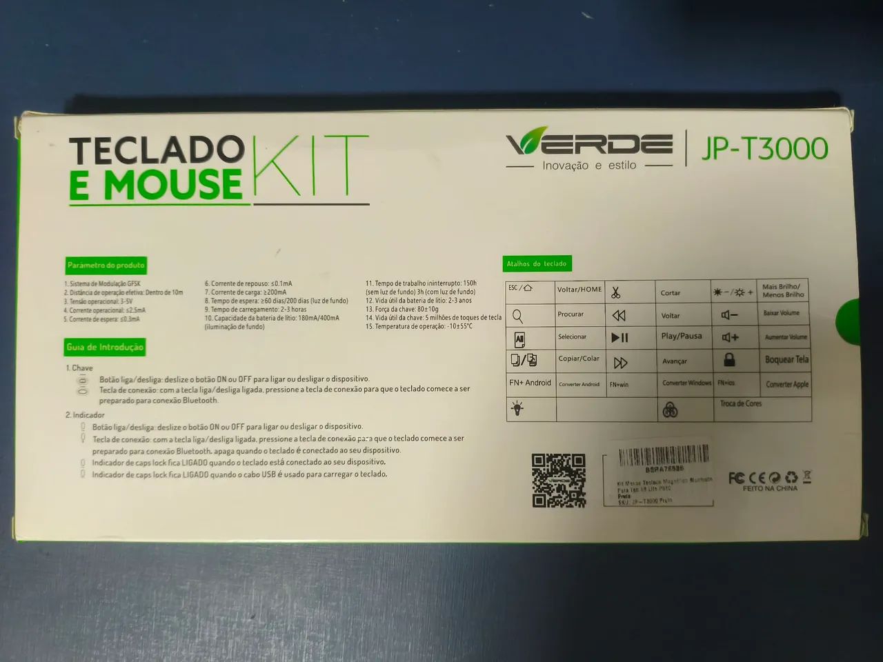 Kit Teclado e Mouse Bluetooth - Foto 3