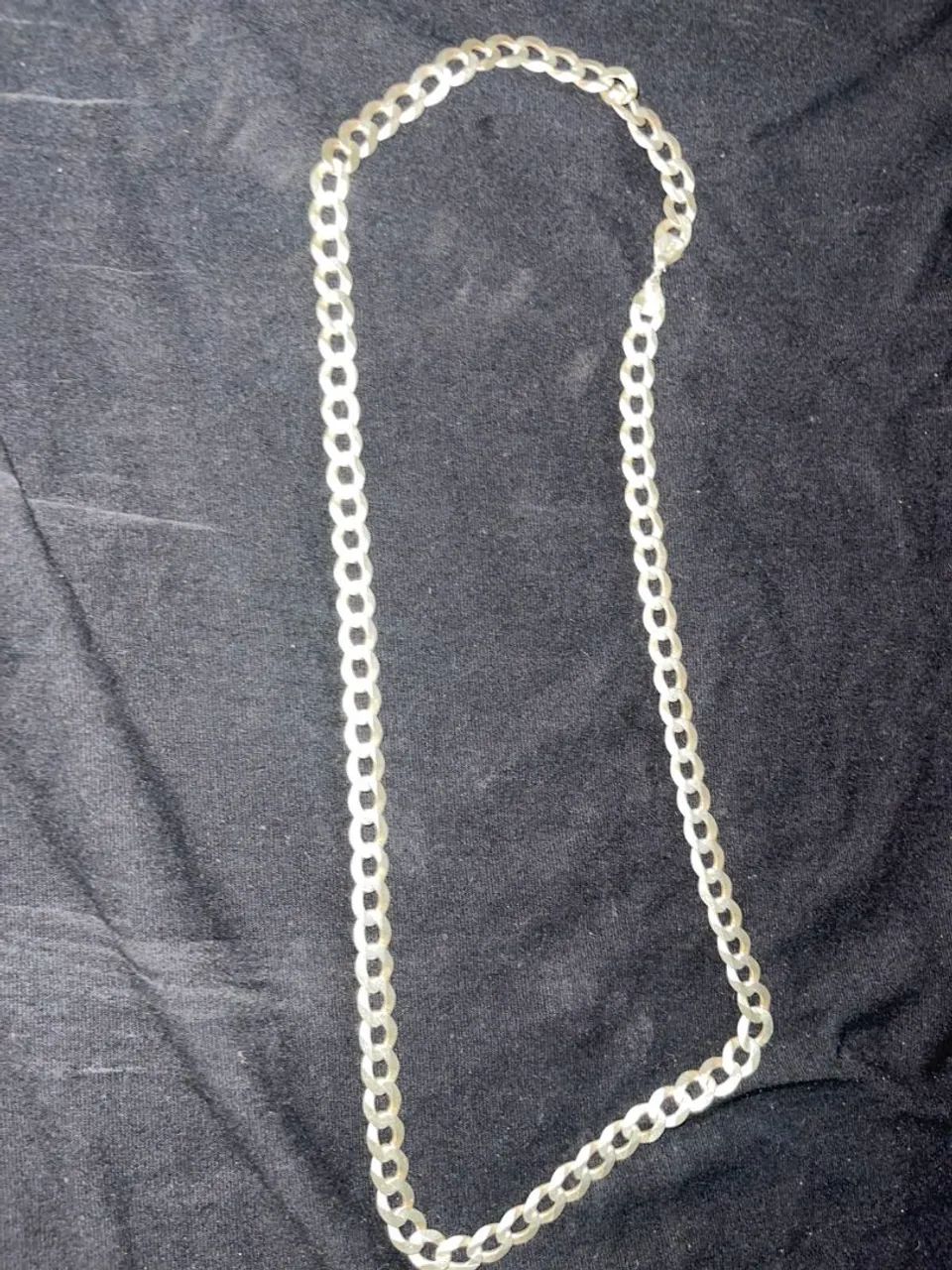 Cordão de prata 9mm - Foto 2