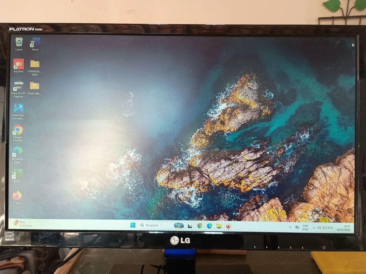 Monitor LG E2060 VGA 20 polegadas 