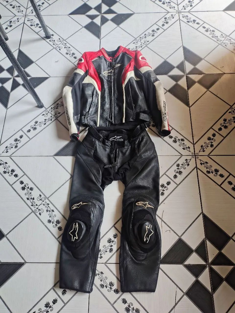 Macacão alpinestars jaqueta/calça  - Foto 3