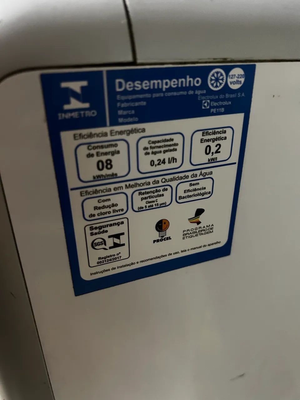 Purificador, bebedouro eletrolux pe11b - Foto 3