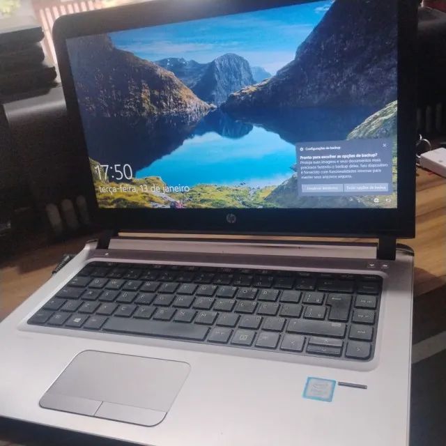 Notebook hp i5 sexta geração com ssd (rapido)