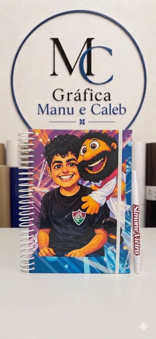 Caderno personalizado com foto489976527355924481