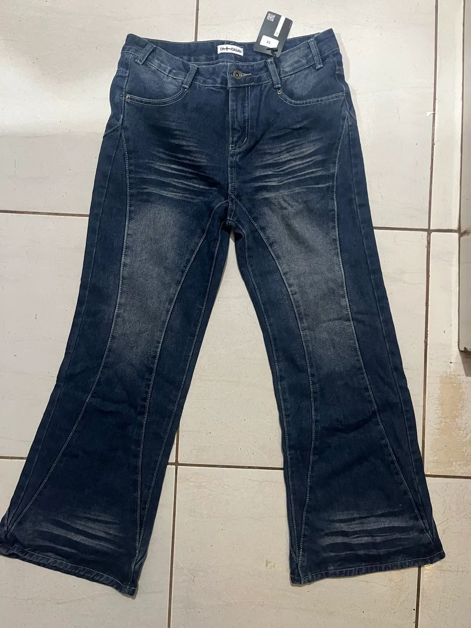 Calça jujy flared denim - Foto 2