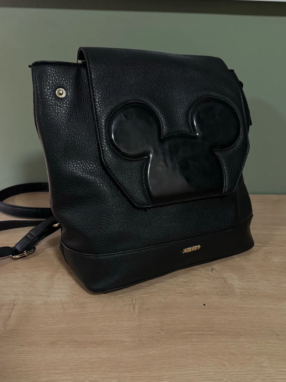 bolsa/mochila de couro personalizada do Mickey Mouse