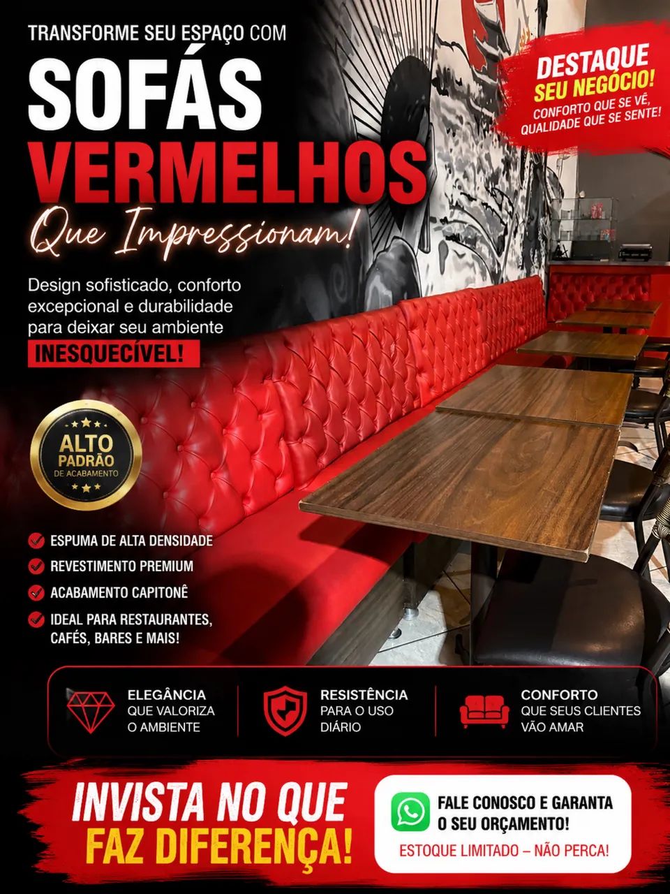 Sofá Vermelho
