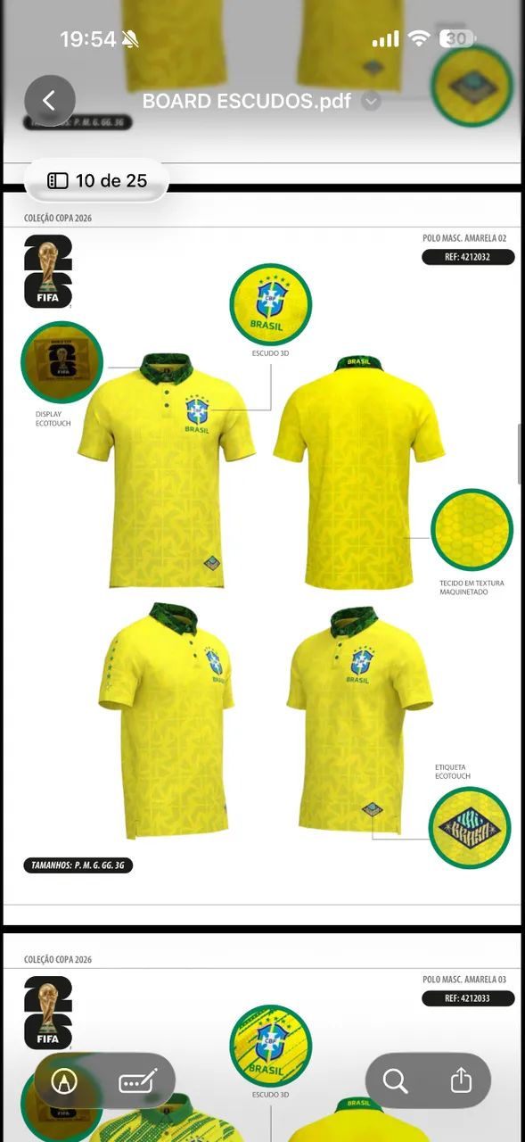 Camisas Polo Brasil 2026 - Foto 4