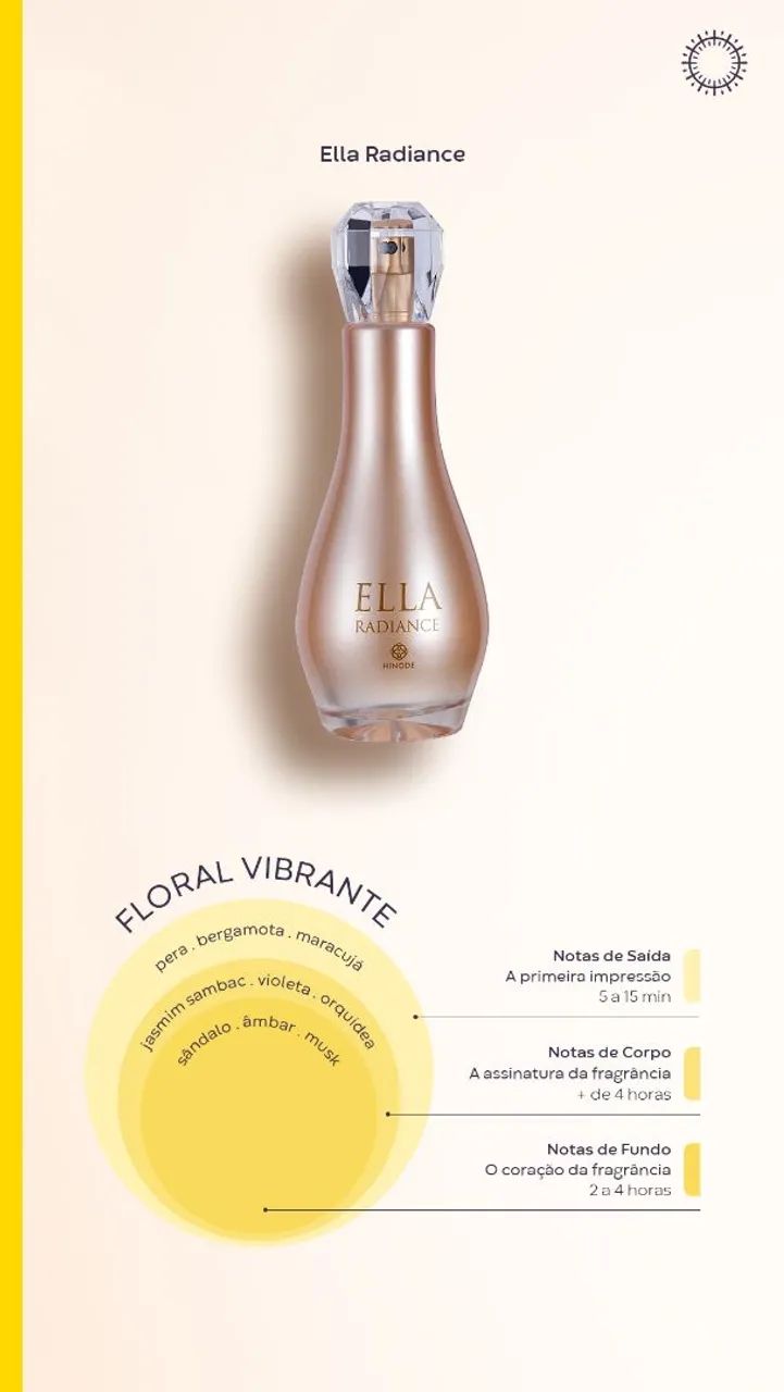 Perfume Ella radiance Hinode 100 ml - Foto 3