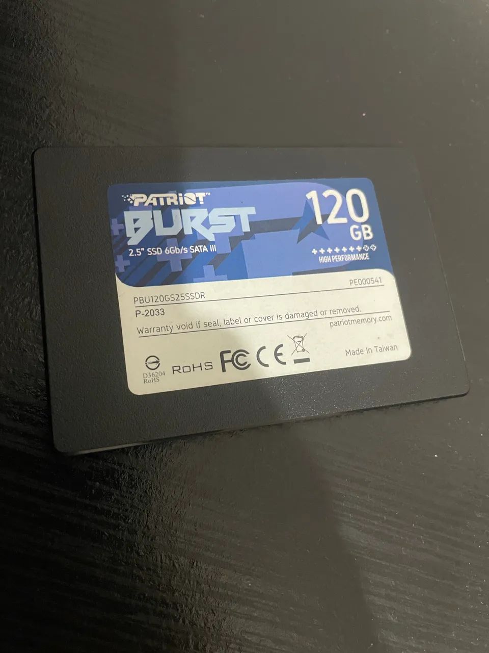 SSD 120GB PATRIOT