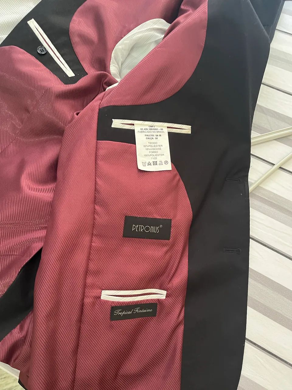 Terno Preto com colete e calça  - Foto 4