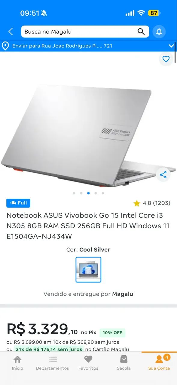 NOTEBOOK ASUS 