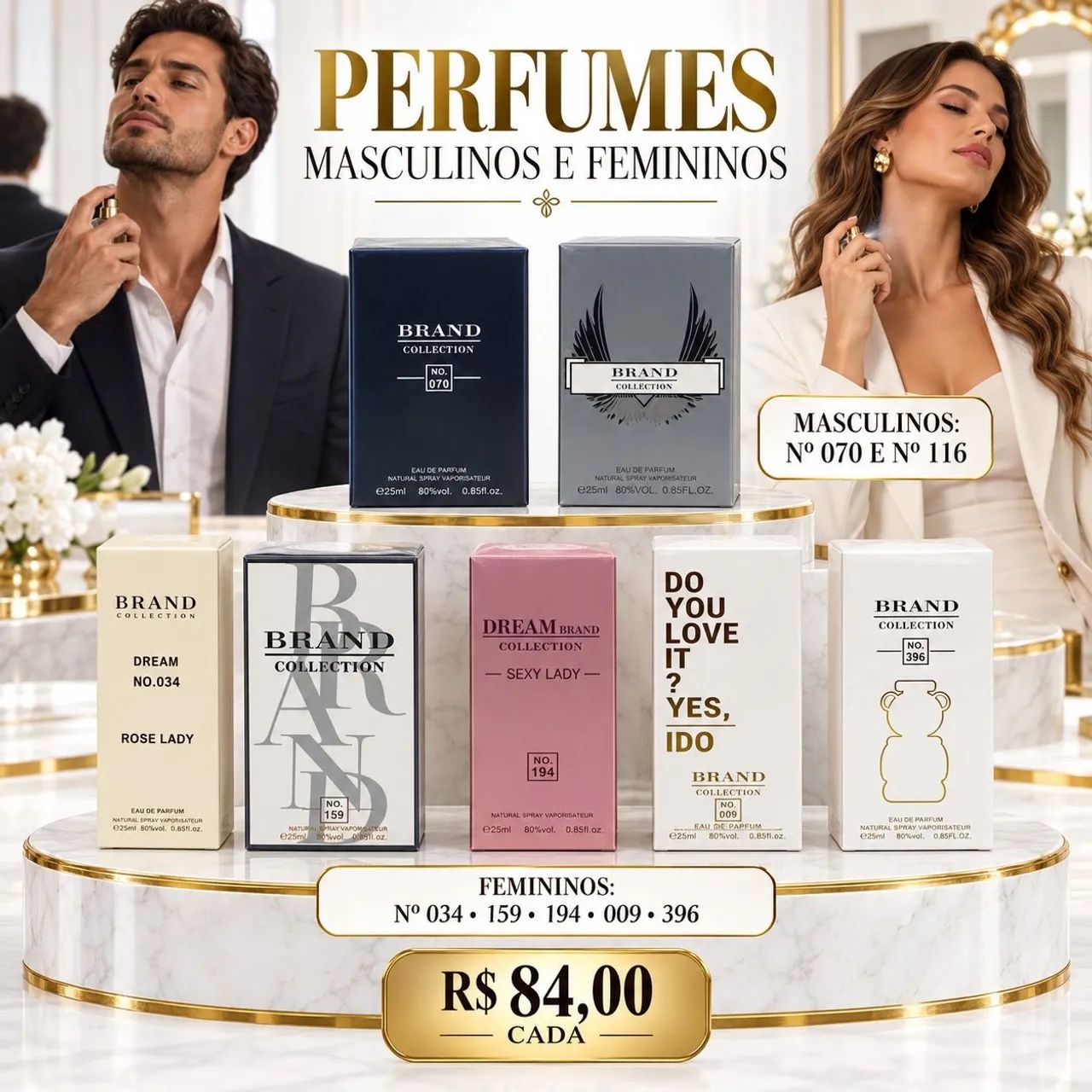 Perfumes Brand colection 