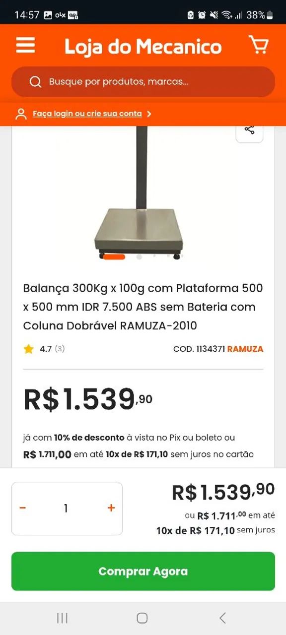 Balança 300kg praticamente nova - Foto 4