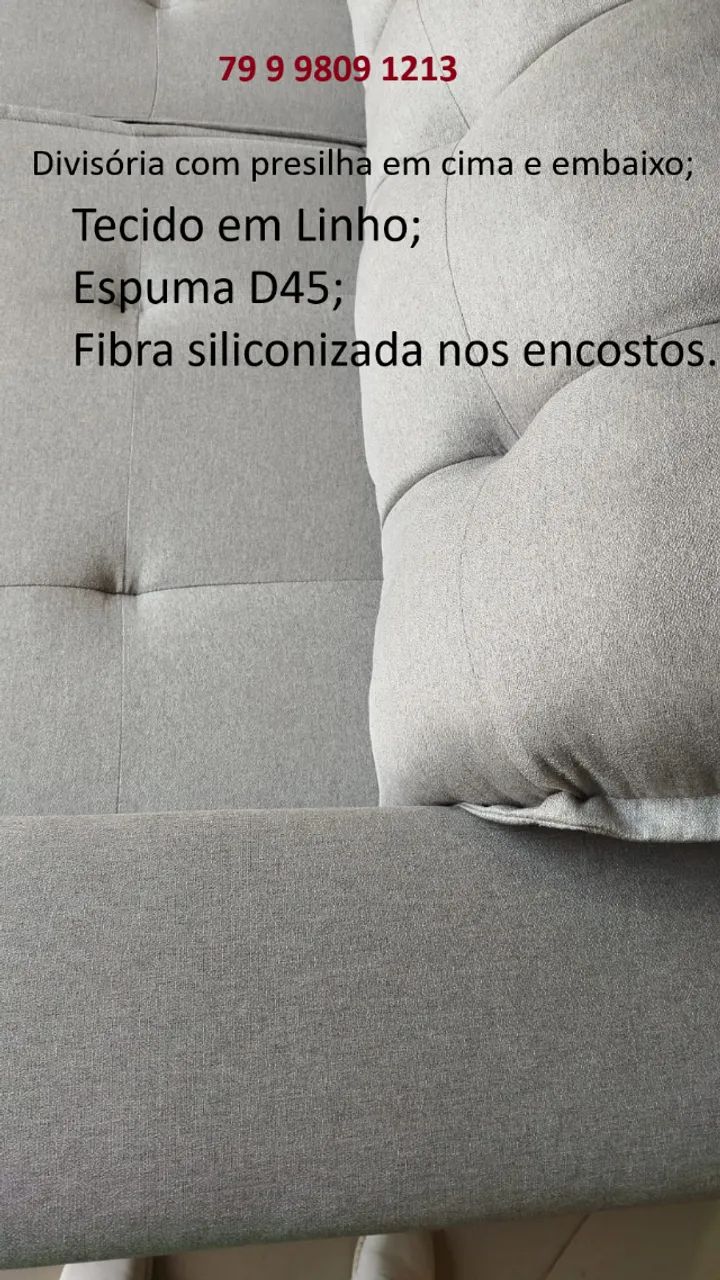 Sofá Cama (retrátil e reclinável) - Foto 5