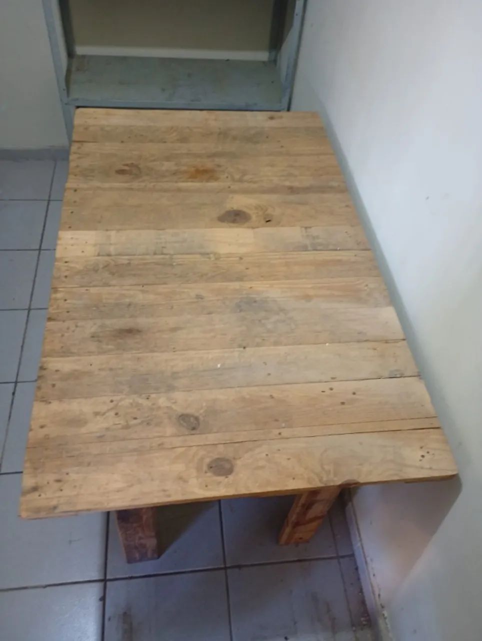 2 Mesas rústicas de madeira de Pallet - Foto 5