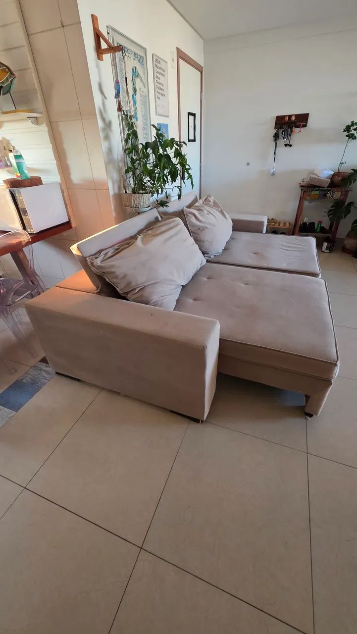 Sofá retrátil p/ 4 lugares 250cm. - Foto 4