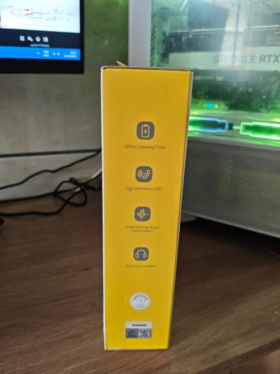 Fone bluetooth sem Fio Baseus Bass 35 Max - NOVO - Foto 3