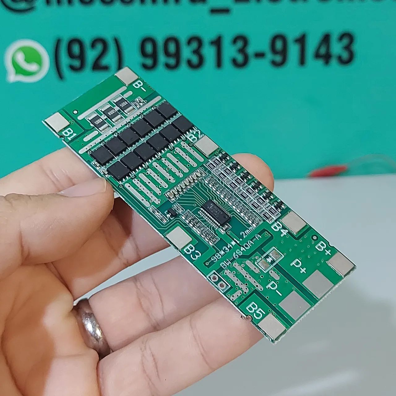 Placa BMS 6s para 24v com balanceador 