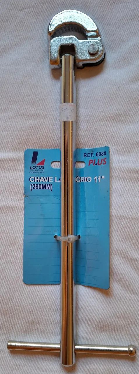 Chave lavatório, marca lótus, 11 polegadas, 280 mm, nova, nunca usada, na embala