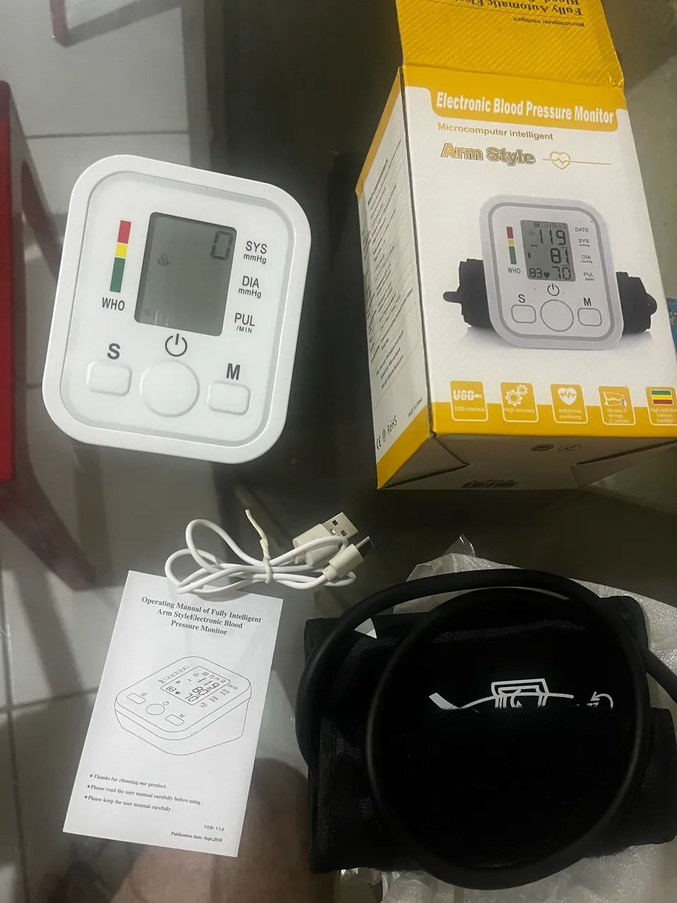 Medidor De Pressão Arterial Digital De Braço Automático 