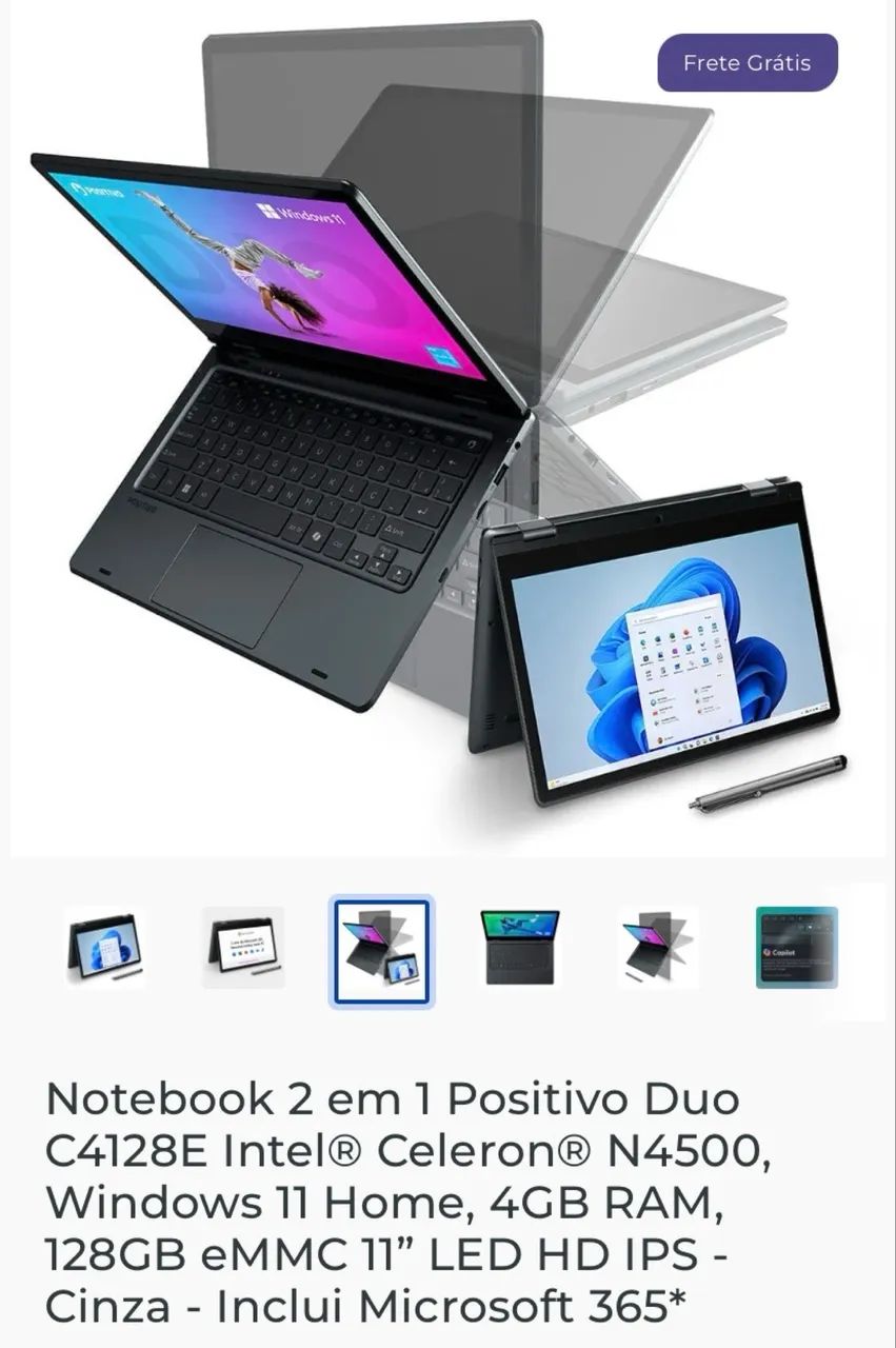 Notebook 2 em 1 - Foto 2