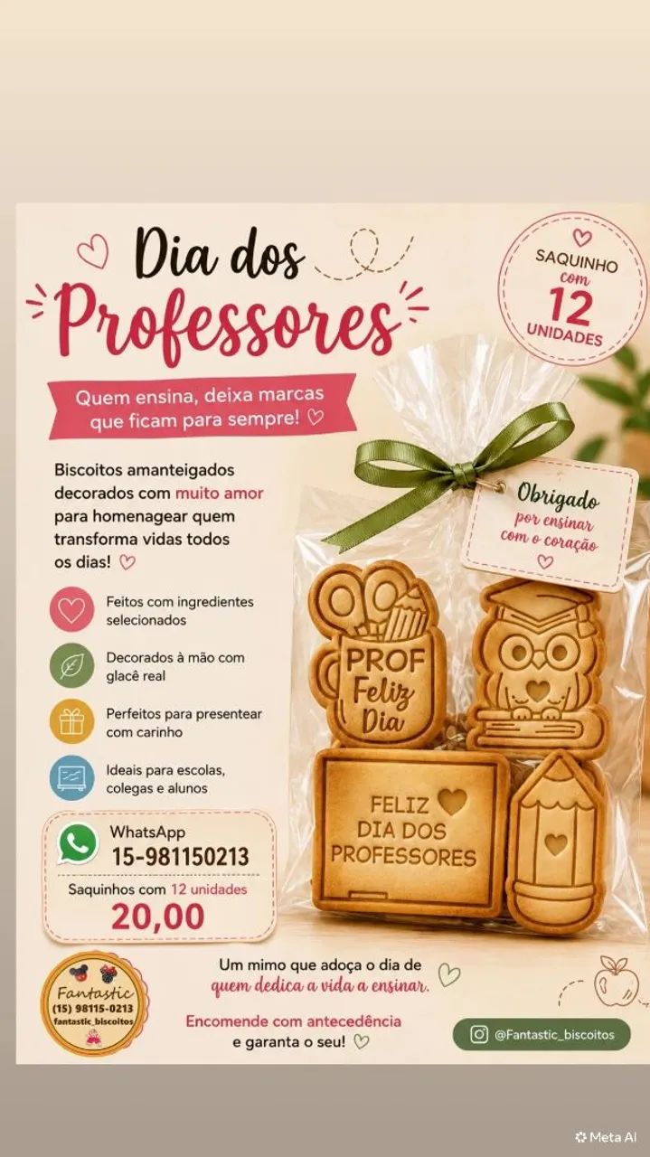 Lembrancinhas professores 