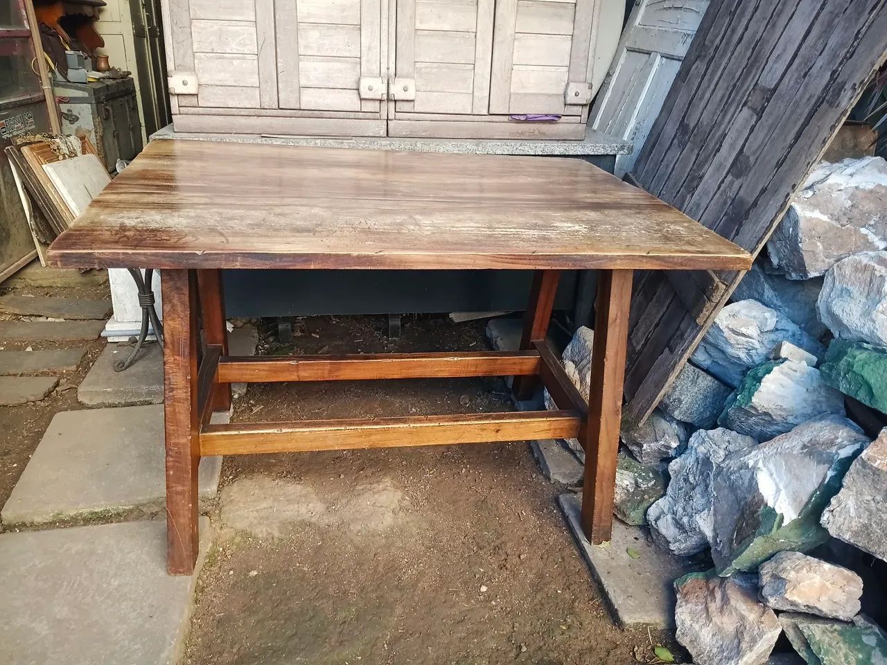 mesa cavalete antiga... - Foto 5