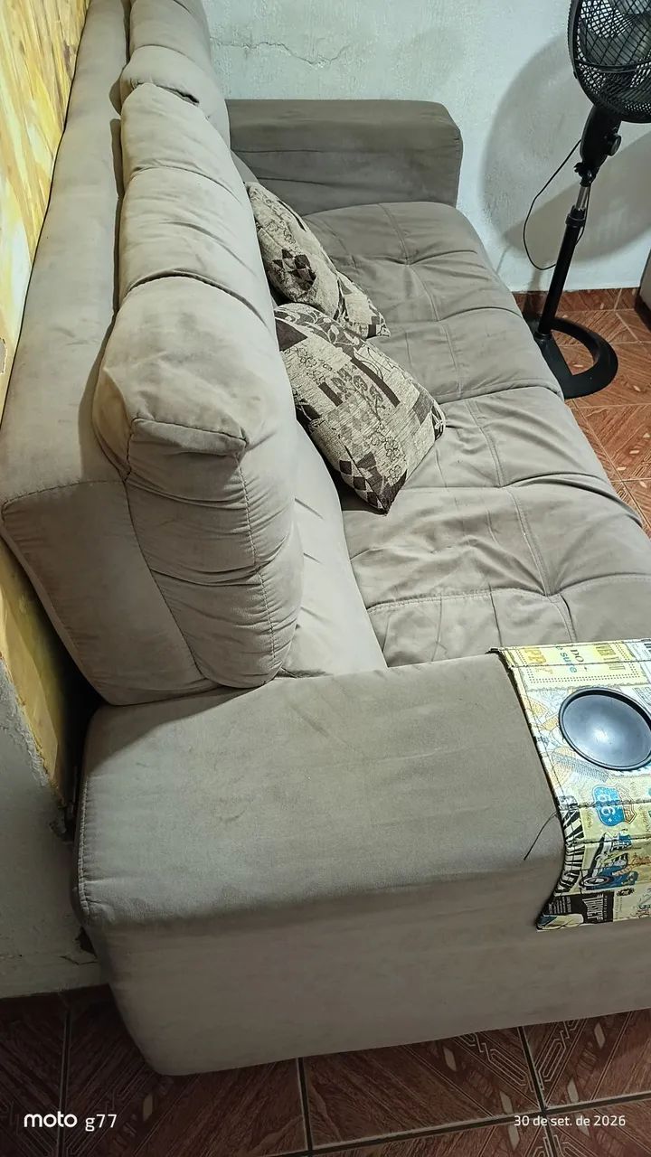 Sofá 3 e 2 lugares (  PASSO CARTÃO )  - Foto 4