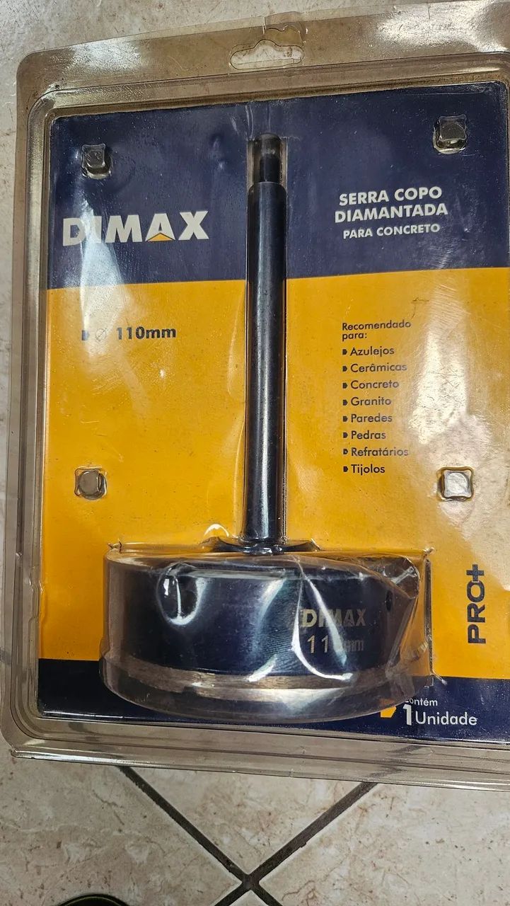 serra copo diamantada 110mm - Foto 3