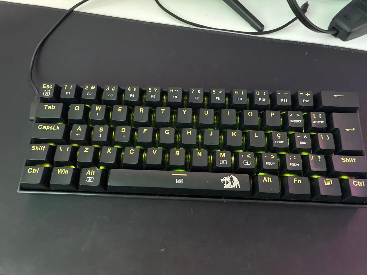 TECLADO E MOUSE REDRAGON ORIGINAL