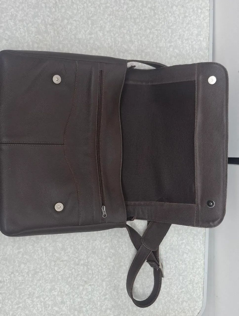 Bolsa (Pasta) (Couro legítimo) - Foto 2