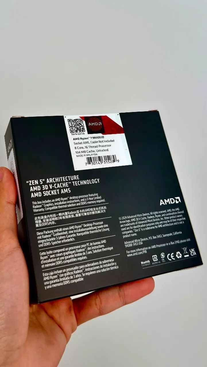 Ryzen 7 9800X3D (LACRADO) - Foto 3