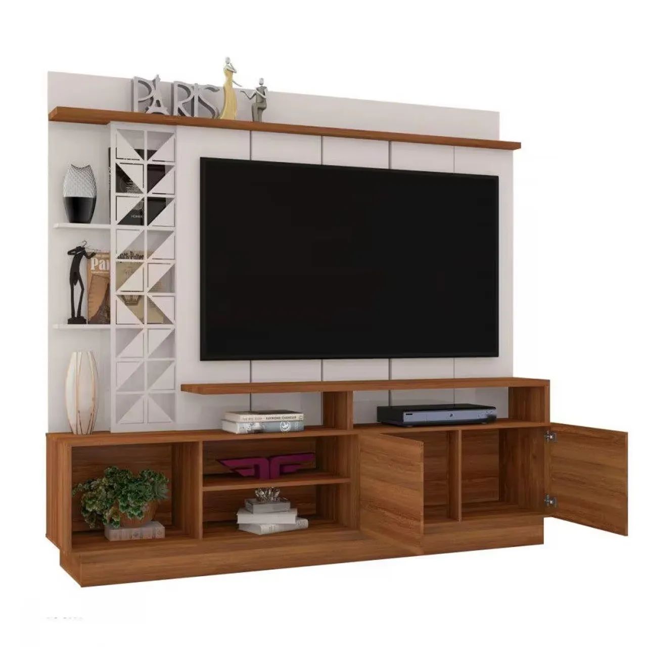 Home Estante de TV ate 65 Vivaz - Vellari Móveis  - Foto 3