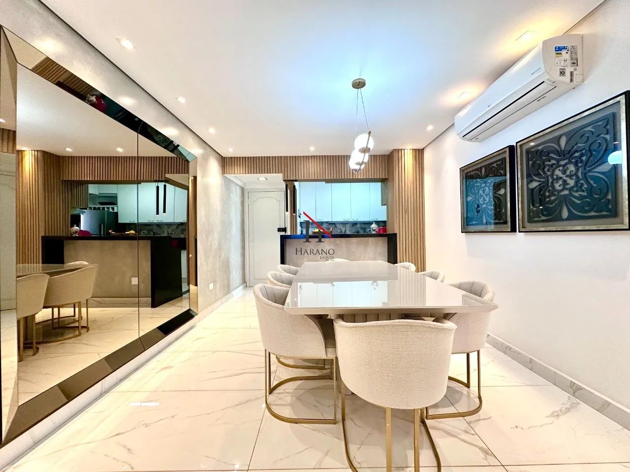 Apartamento mobiliado no Centro: 3 Quartos, Suíte e 2 vagas de garagem - Foto 4