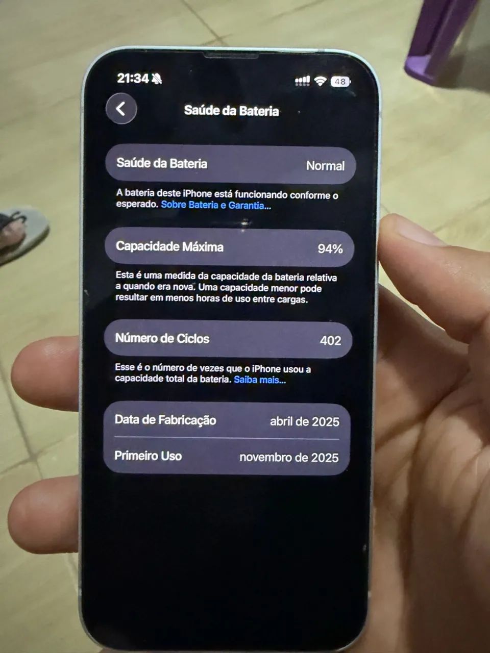 IPHONE 16e NOVO  - Foto 5