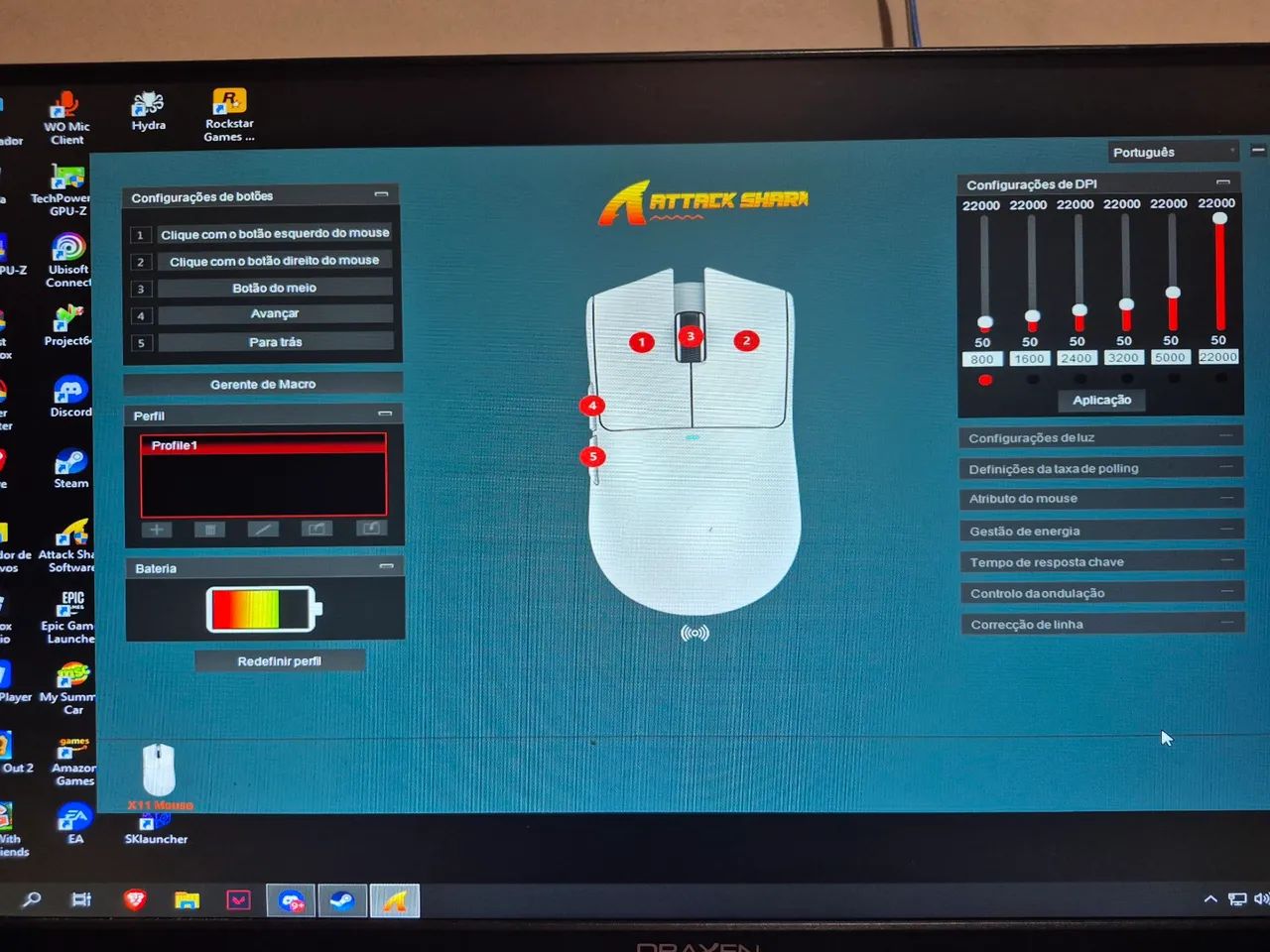 mouse attack shark x11 - Foto 4