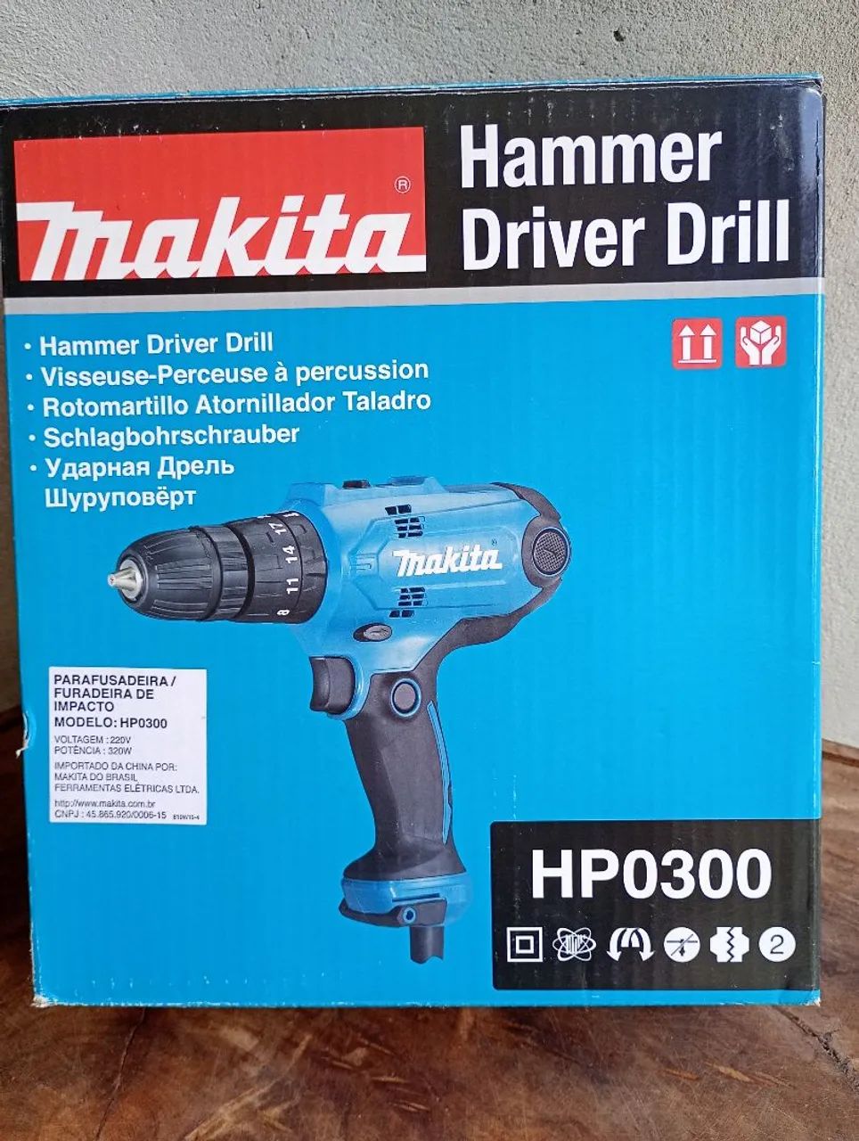 PARAFUSADEIRA / FURADEIRA DE IMPACTO MAKITA 