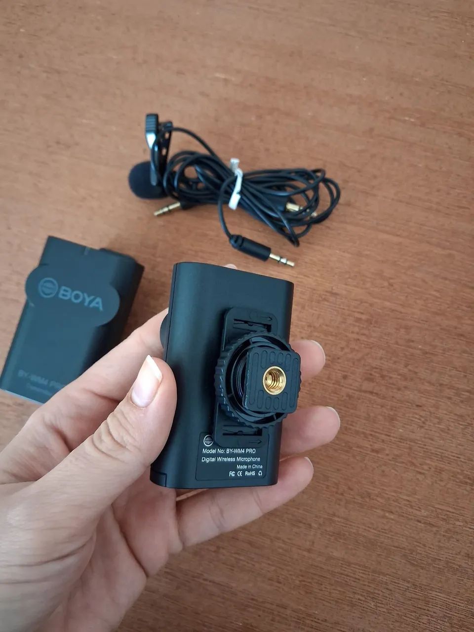 Microfone Sem Fio BOYA BY-WM4 PRO Completo + Estojo - Foto 2