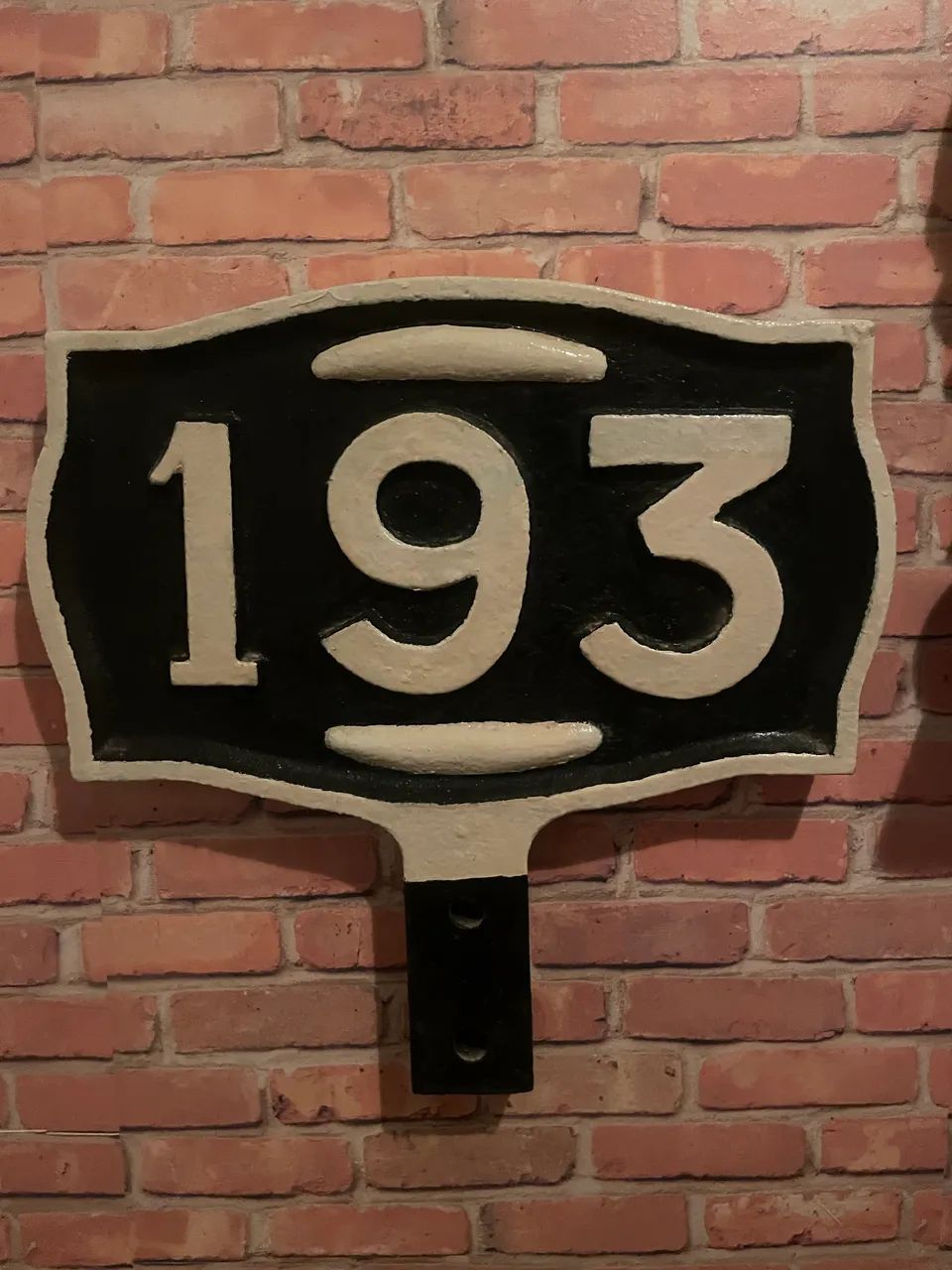 Placa de ferro fundido ferrovia 