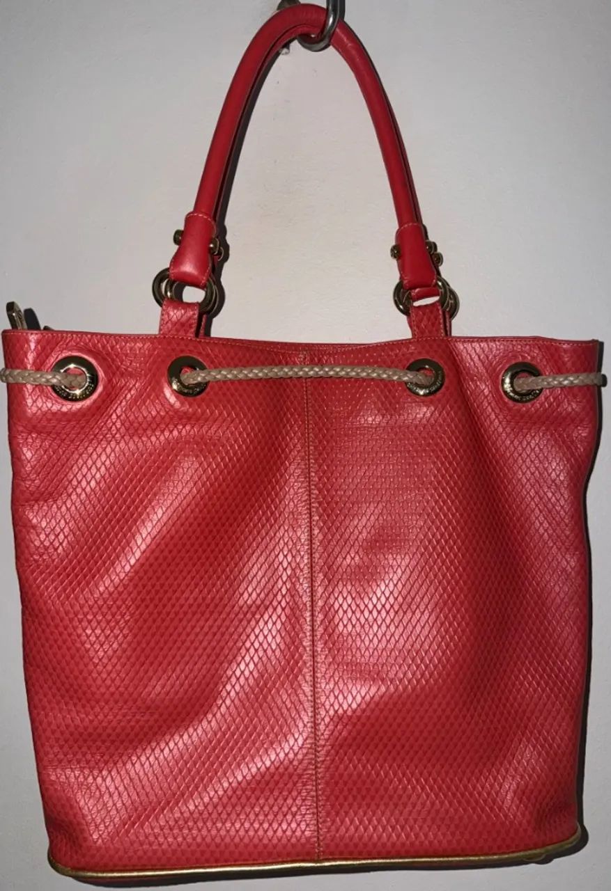 Bolsa Carmen Steffens Original Vermelha - Nova - Luxo e Exclusiva - Foto 3