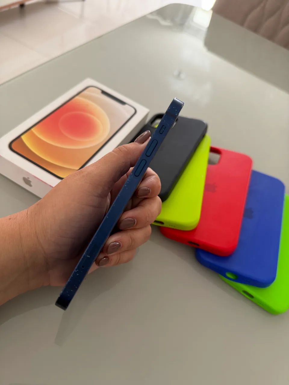iPhone 12 azul 64g - Foto 4