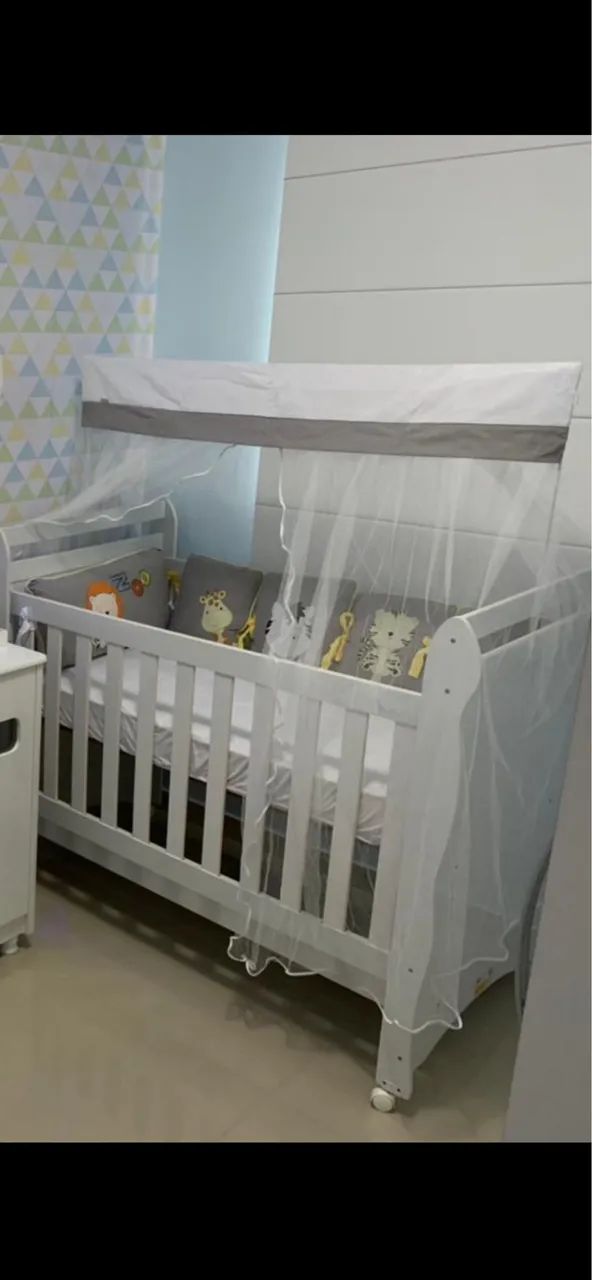 Vendo kit berço tema Safari 