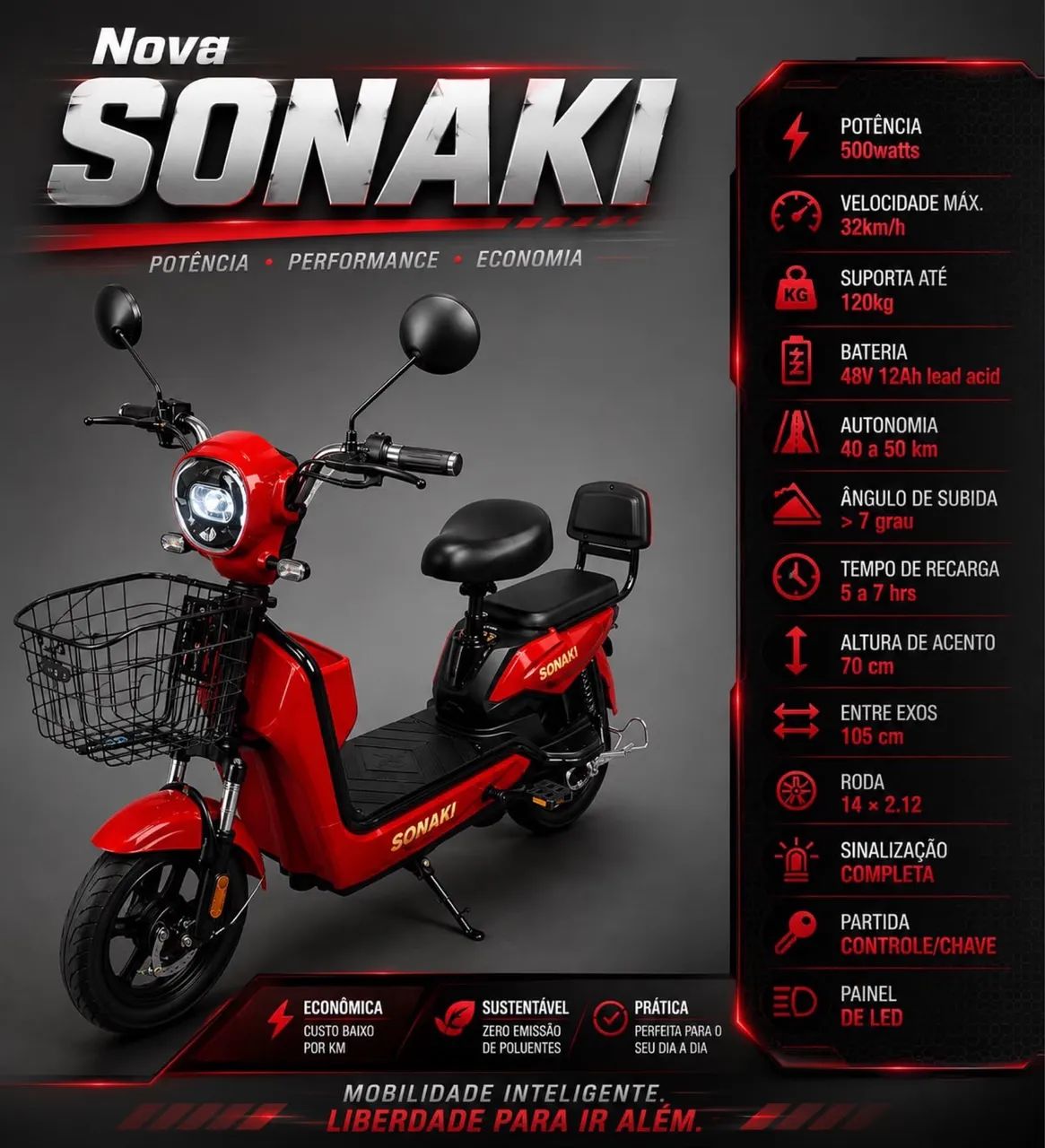Scooter Sonaki 500w 