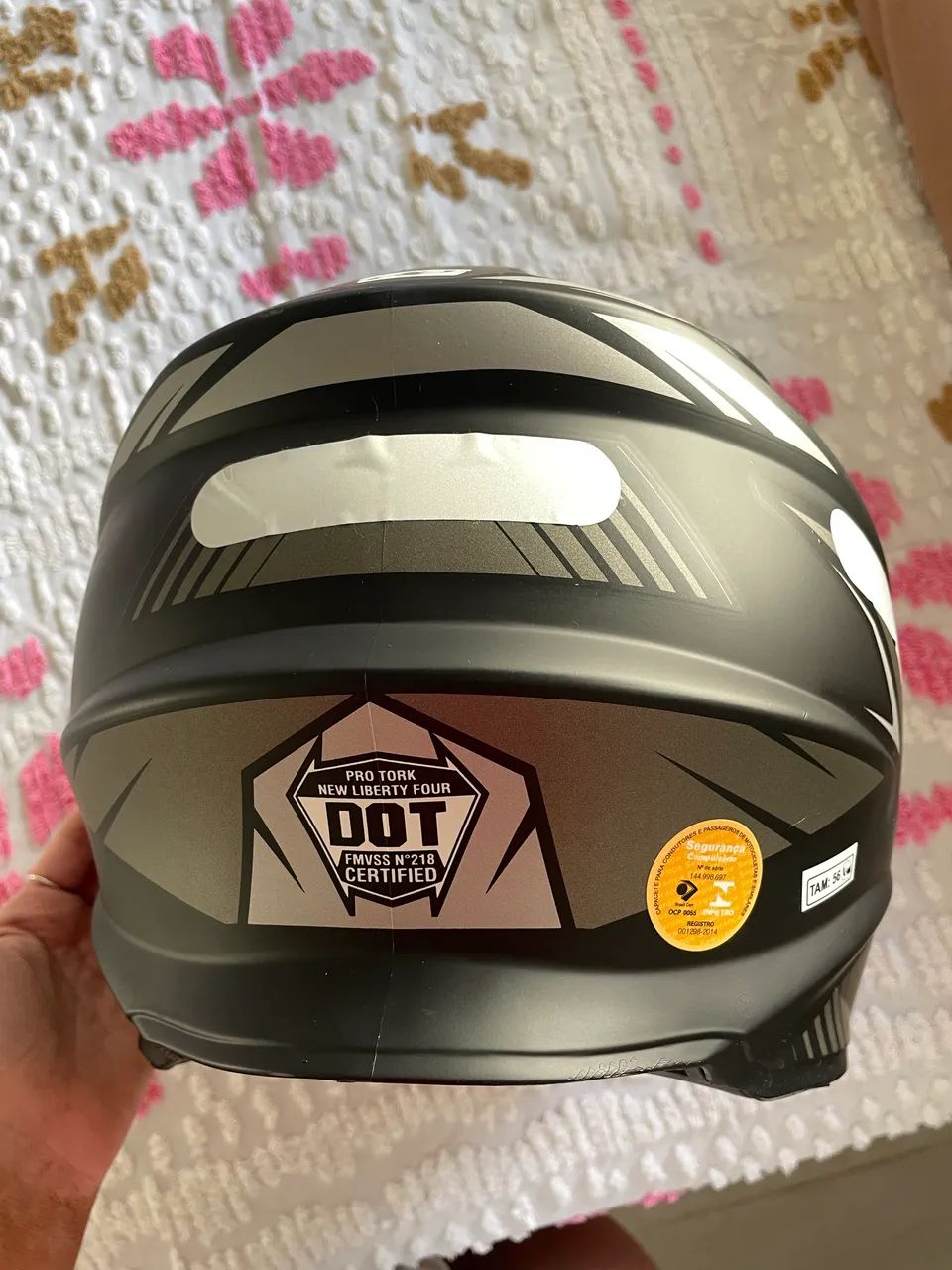 Capacete fechado Pro Tork R8 - tamanho 56 - Foto 5