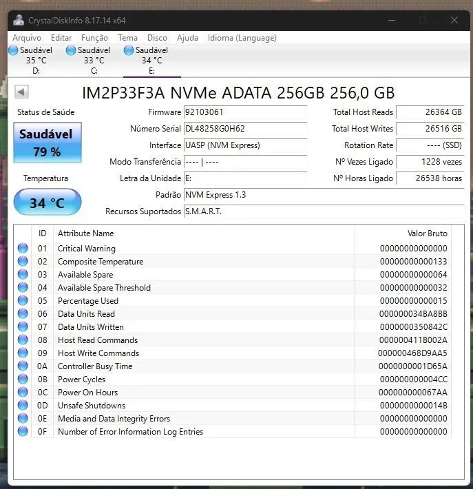 HD SSD 256GB NVMe - Foto 2
