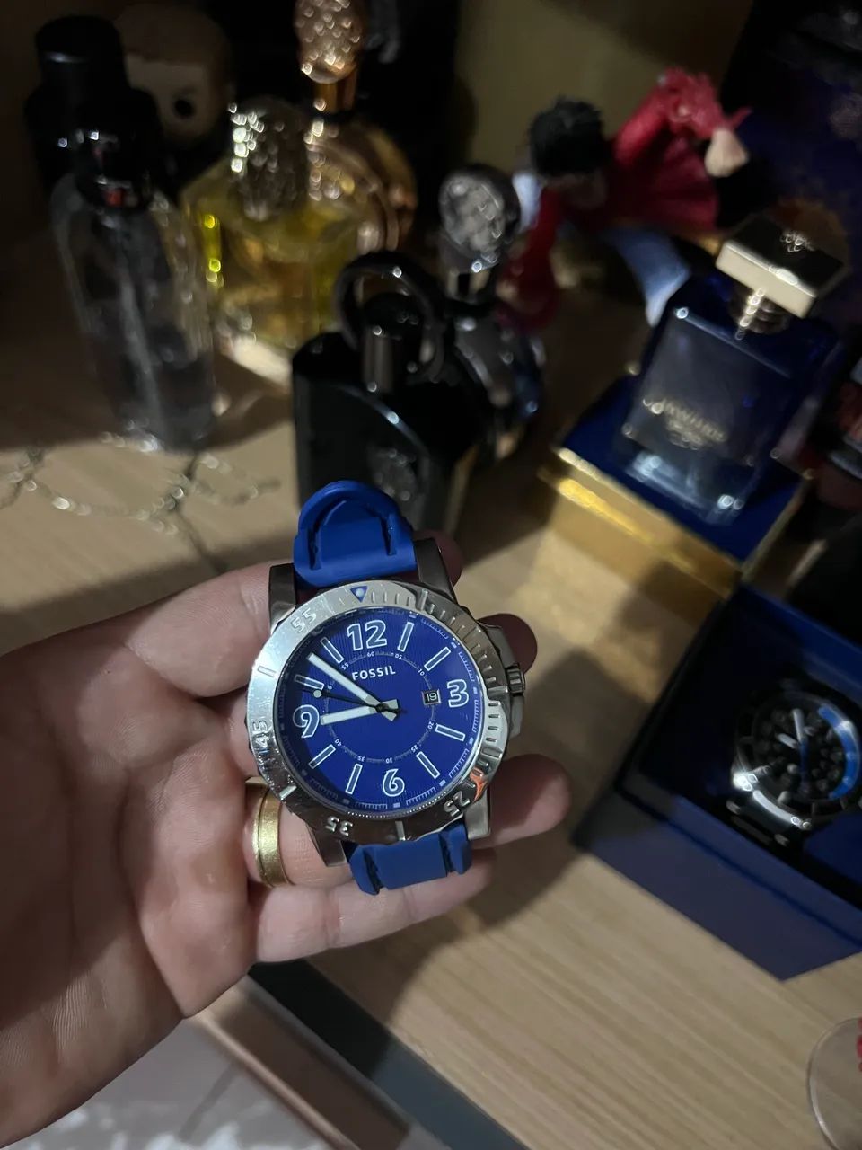Relógio Fossil Bryson Blue BQ1024 - Foto 2